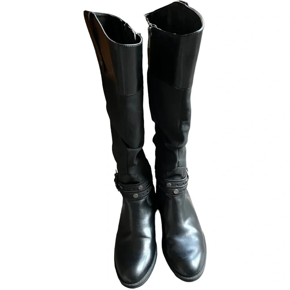SAM EDELMAN BOOTS  Paxton Circus Tall Black Women’s Size 8 FAST SHIPPING - Picture 3 of 11